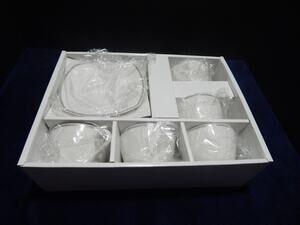 Givenchy Cups and Saucers Yamaka Japan Set of Five New in Box